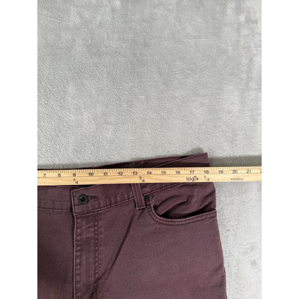 Levis 510 Pants Men's 38x32 Burgundy Skinny Jeans - Picture 6 of 13